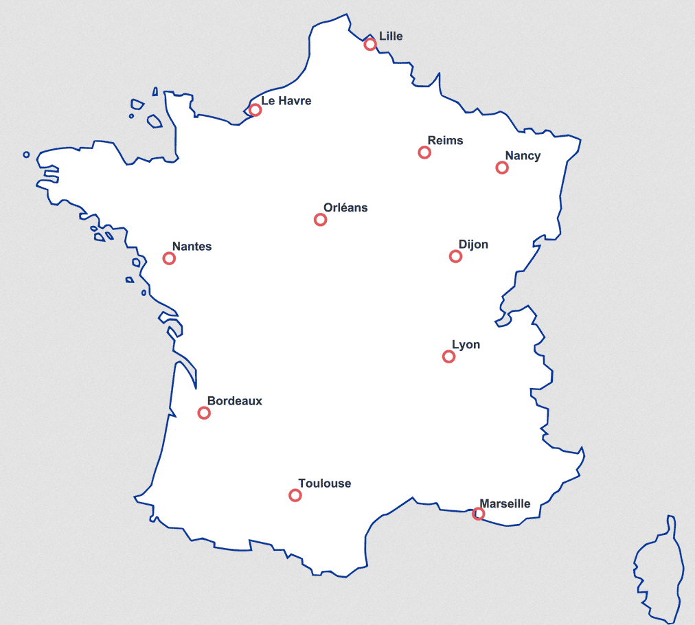 Carte des territoires Collectif Emploi Tous tes Possibles